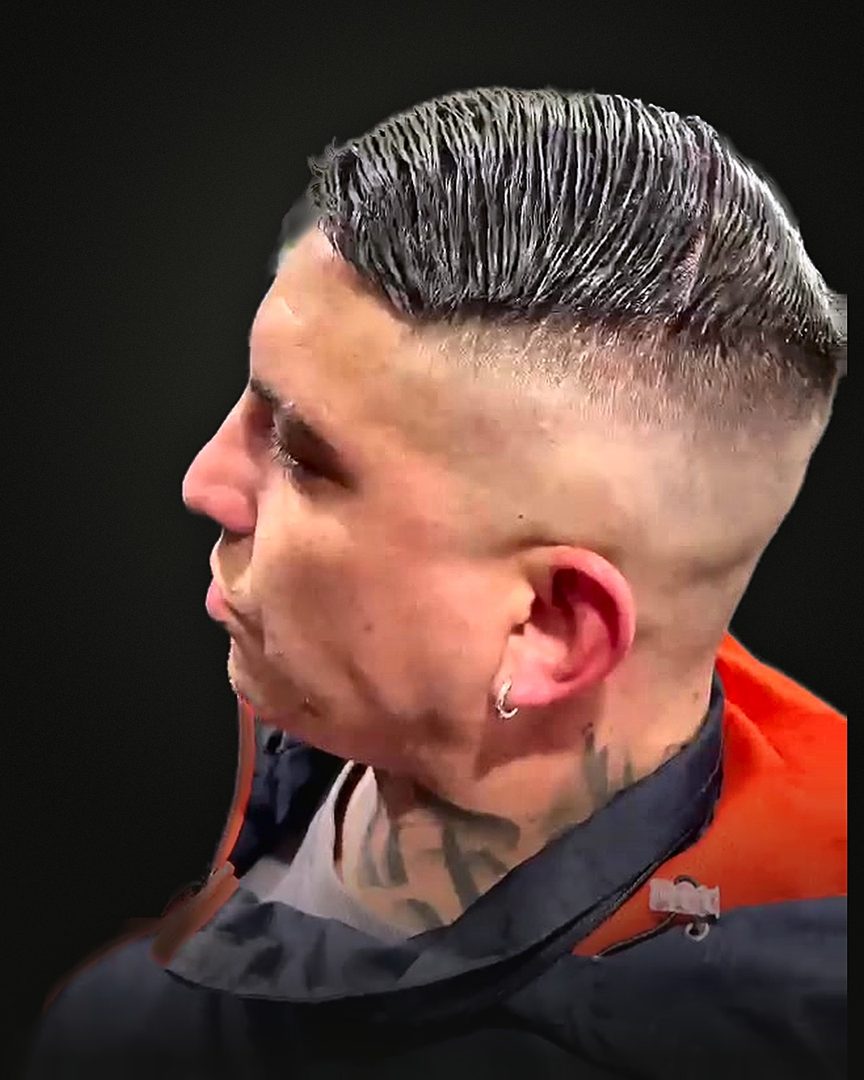 Degradê com penteado